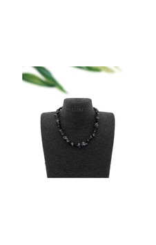 Miragestone Obsidyen Kırık Doğal Taş Kolye