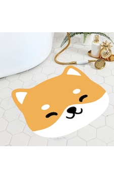 Köpek Desenli Banyo Paspası, Kaymaz Taban Paspas, 50x60 Cm Sarı Köpek Desenli Banyo Paspası, Kaymaz Taban Paspas, 50x60 Cm Sarı