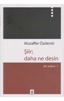 Şiir Daha Ne Desin - Muzaffer Özdemir İmzalı Ve İthaflı 1.baskı