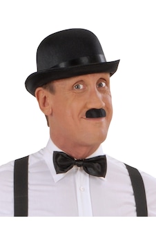 Charlie Chaplin Stil Yetişkin Şapkası Siyah Melon Parti Şapkası Diğer Charlie Chaplin Stil Yetişkin Şapkası Siyah Melon Parti Şapkası Diğer