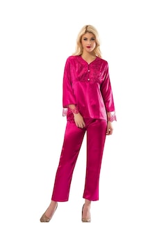 Sistina Fuşya - 948 - Saten Pijama Takımı - 1595 - - Kmrsfres - Beden M Sistina Fuşya - 948 - Saten Pijama Takımı - 1595 - - Kmrsfres - Beden M