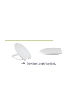 Akdeniz Standart Termoplast Klozet Kapağı Beyaz