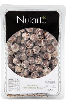 Nutart Kavrulmuş Tuzlu Kabuklu Fındık Kase 500 G