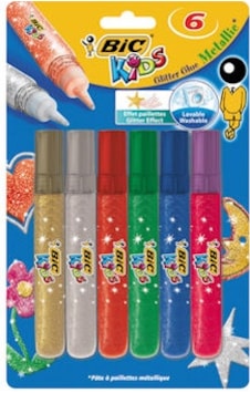 Bic Kids Simli Uhu Yapıştırıcılar 6 Metalik Renk