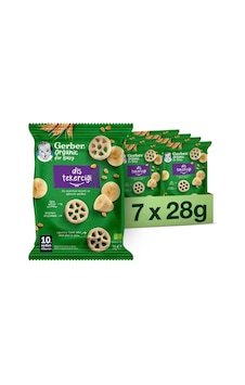 Organic Diş Tekerciği Tahıl Bazlı Ve Muzlu Bebek Ve Küçük Çocuk Ek Gıdası 7 X 28g Organic Diş Tekerciği Tahıl Bazlı Ve Muzlu Bebek Ve Küçük Çocuk Ek Gıdası 7 X 28g
