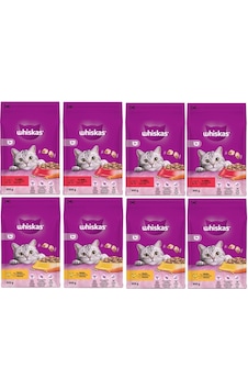 Whiskas İkili Lezzet Ekonomik Paket 8 Adet Whiskas İkili Lezzet Ekonomik Paket 8 Adet