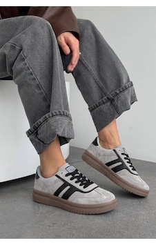 V.S.H Velvet Rota Kadın Gri-siyah Sneaker Spor Ayakkabı - Kadın Günlük Ayakkabı-2522 V.S.H Velvet Rota Kadın Gri-siyah Sneaker Spor Ayakkabı - Kadın Günlük Ayakkabı-2522