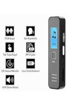 Nıvego Mini Ses Kayıt Cihazı Diktafon Ders, Toplantı, Röportaj Kayıt Tek Tuş Ses Kaydedici Taşınabilir Dijital Recorder Mp3 Çalar Kompakt Tasarım Nıvego Mini Ses Kayıt Cihazı Diktafon Ders, Toplantı, Röportaj Kayıt Tek Tuş Ses Kaydedici Taşınabilir Dijital Recorder Mp3 Çalar Kompakt Tasarım