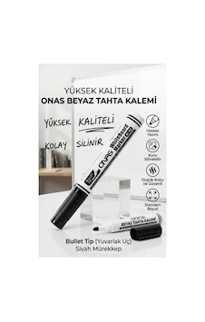 Beyaz Yazı Tahta Kalemi 1 Adet Onas Yazı Tahta Kalemi Kolay Silinebilir Tahta Kalemi Okul Sınıf Siyah Beyaz Yazı Tahta Kalemi 1 Adet Onas Yazı Tahta Kalemi Kolay Silinebilir Tahta Kalemi Okul Sınıf Siyah