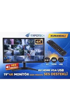 Expotech 19 4k Monitör Exm-190hvs