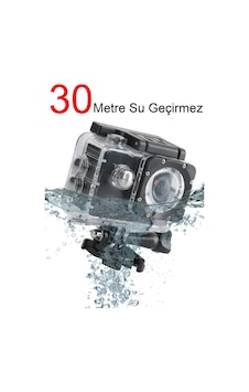 4k Ultra Hd 12mp Wifi Waterproof 30m Su Geçirmez Aksiyon Kamera Siyah - 644393028 Siyah 4k Ultra Hd 12mp Wifi Waterproof 30m Su Geçirmez Aksiyon Kamera Siyah - 644393028 Siyah