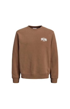 Jack & Jones Jack&jones 12298492 Jjaero Sweat Crew Neck Cocoa Erkek Sweatshirt Kahve Jack & Jones Jack&jones 12298492 Jjaero Sweat Crew Neck Cocoa Erkek Sweatshirt Kahve