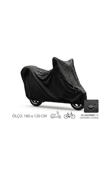 Motosiklet Ve Scooter Koruma Brandası - 180x120 Cm Su, Toz Ve Uv Geçirmez Elektrikli Bisiklet Çadırı