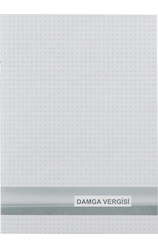 Dilman Damga Vergisi Defteri 40 Yaprak Karton Kapak Numaralı N11.3597 Dilman Damga Vergisi Defteri 40 Yaprak Karton Kapak Numaralı N11.3597