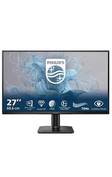 Philips 27" 27e2n1500l/00 Ips 2k 4ms 2560x1440 75hz Dp/hdmı/vesa Monitör Siyah