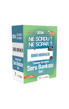 Dizgi Kitap 2026 Hukuk Atölyesi İdari Hakimlik Ne Sordu Ne Sorar Tamamı Çözümlü Soru Bankası Seti