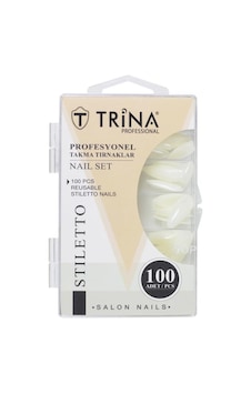 Trina Takma Tırnak 100 ‘lü Kutulu  ( Stiletto ) -01