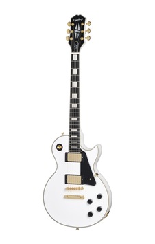 Epiphone Les Paul Custom Elektro Gitar Alpine White 104080440219 Epiphone Les Paul Custom Elektro Gitar Alpine White 104080440219