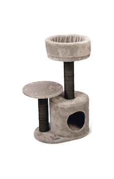 Karlıe Tırmala Tahtalı Kedi Evi Gri 50x35x85 Karlıe Tırmala Tahtalı Kedi Evi Gri 50x35x85