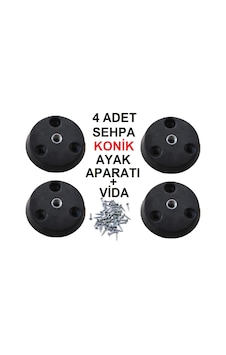 Ahşap Sehpa Ayak Aparatı 4 Adet Siyah - Açılı Ve Düz Ayak Aparat Ahşap Sehpa Ayak Aparatı 4 Adet Siyah - Açılı Ve Düz Ayak Aparat
