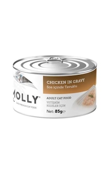 Molly Sos İçinde Tavuklu Yetişkin Kedi Konservesi 85 Gr Molly Sos İçinde Tavuklu Yetişkin Kedi Konservesi 85 Gr