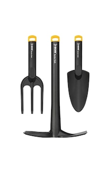 Sgs Garden Tools 3 Parça Plastik Bahçe Seti, Kazma Kürek Tırmık, Siyah Sarı, Sgs3120 Model, 90cm Uzunluk Sgs Garden Tools 3 Parça Plastik Bahçe Seti, Kazma Kürek Tırmık, Siyah Sarı, Sgs3120 Model, 90cm Uzunluk