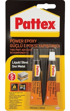 Pattex Güçlü Epoksi Yapıştırıcı - Iki Kompenentli - 2X11Ml Pattex Güçlü Epoksi Yapıştırıcı - Iki Kompenentli - 2X11Ml