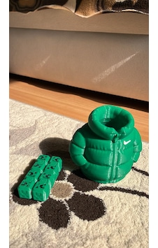 3d Baskı Kalemlik Ve Stres Küpü Seti Yeşil 3d Baskı Kalemlik Ve Stres Küpü Seti Yeşil