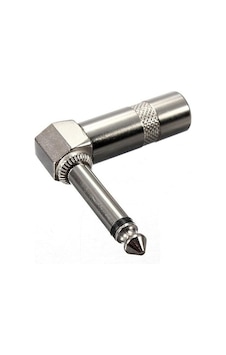 Hq Speed 6.3mm 90 Derece L Tip Mono Gitar Jack (10 Adet) Hq Speed 6.3mm 90 Derece L Tip Mono Gitar Jack (10 Adet)