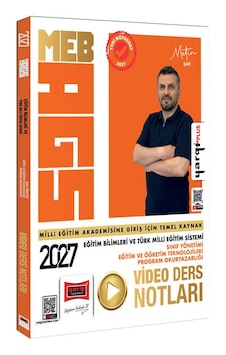 Yargı Yayınları 2027 Meb-ags Eğitim Bilimleri Ve Türk Milli Eğitim Sistemi Sınıf Yönetimi - Eğitim Ve Öğretim Teknolojileri Program Okuryazarlığı Video Ders Notları Yargı Yayınları 2027 Meb-ags Eğitim Bilimleri Ve Türk Milli Eğitim Sistemi Sınıf Yönetimi - Eğitim Ve Öğretim Teknolojileri Program Okuryazarlığı Video Ders Notları