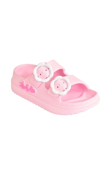 Moda Onn Çift Tokalı Plaj-havuz-bahçe-tatil-günlük Açık Stickerlı Kız Çocuk Terliği Pembe Moda Onn Çift Tokalı Plaj-havuz-bahçe-tatil-günlük Açık Stickerlı Kız Çocuk Terliği Pembe