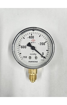 Pakkens Çap 63 Alttan -760/0 Mmhg Kuru Vakummetre Pakkens Çap 63 Alttan -760/0 Mmhg Kuru Vakummetre