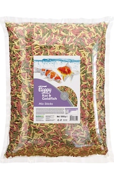 Floppy Koi & Goldfish Mix Sticks 1000gr. Floppy Koi & Goldfish Mix Sticks 1000gr.