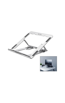 Gümüş 6 Açılı Katlanabilir Laptop Stand Alüminyum Bx40