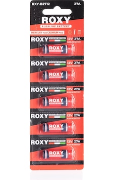 Roxy 12v 27a Alkalin Pil 5.li Blst. Roxy 12v 27a Alkalin Pil 5.li Blst.