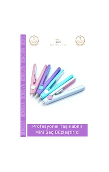 Profesyonel Seramik Uçlu Kablolu Seyahat Taşınabilir 20w Mini Saç Düzleştirici Bukle Yapıcı Makine