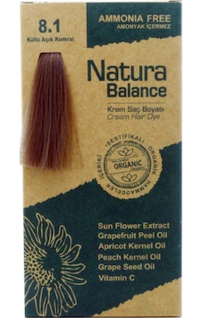 Natura Balance Saç Boyası 8.1 Küllü Açık Kumral Natura Balance Saç Boyası 8.1 Küllü Açık Kumral