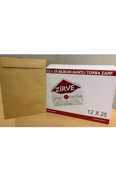 Torba Zarf 12x25 100 Gram formula Silikonlu 500 Adet Torba Zarf 12x25 100 Gram formula Silikonlu 500 Adet