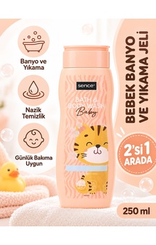 Sence Bebek Banyo Ve Yıkama Jeli 2'si 1 Arada 250ml Diğer Sence Bebek Banyo Ve Yıkama Jeli 2'si 1 Arada 250ml Diğer
