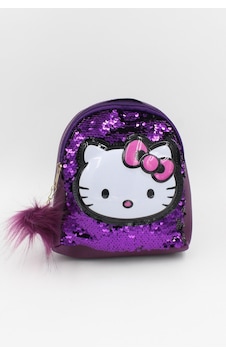 Chantaky 039 3005 Hello Kitty Kedicikli Payetli Işıklı Sırt Çantası Pembe