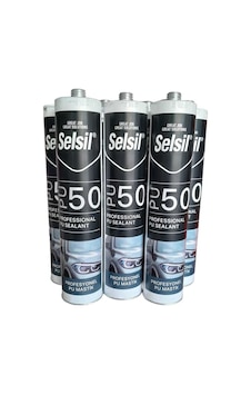 Selsil Pu50 Profesyonel Mastik Siyah 280ml