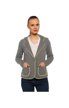 Bulalgiy Kadın Gri Blazer Ceket - Bga004890 Bulalgiy Kadın Gri Blazer Ceket - Bga004890