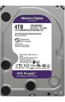 Western Digital WD40PURZ 4 TB 3.5 WD 5400 Rpm 64 Mb Hard Disk