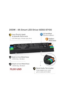 Ack Ad50-97100 Retro Smart Driver 200w Dc48v 178 50 22mm Ac185-260v 24v.6 8a Ack Ad50-97100 Retro Smart Driver 200w Dc48v 178 50 22mm Ac185-260v 24v.6 8a
