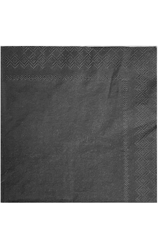 Servis Peçete Siyah 33x33 Cm - 20 Adet Servis Peçete Siyah 33x33 Cm - 20 Adet