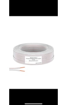 Elektrik Ve Hoparlör Kablosu Kordon 2x0.75 100mt - Beyaz