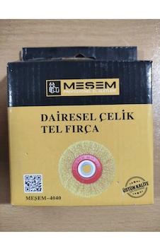 Meşem Dairesel Çelik Tel Fırça 100 Mm Üstün Kalite 1 Adet Meşem Dairesel Çelik Tel Fırça 100 Mm Üstün Kalite 1 Adet