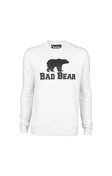 Bad Bear Erkek Sweatshirt Crewneck 200212011-Wht (492282184) Krem Bad Bear Erkek Sweatshirt Crewneck 200212011-Wht (492282184) Krem