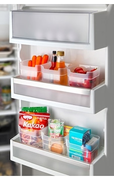 Kitchen Life Büyük Boy 6'lı Çok Amaçlı Buzdolabı Kapak Içi Düzenleyici Kutu -çok Amaçlı Organizer 0.95  ML