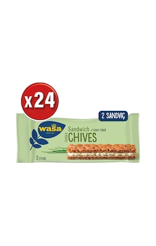 Wasa Sandwich Cheese & Chives 24 x 37 G